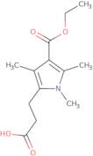 3-[4-(Ethoxycarbonyl)-1,3,5-trimethyl-1H-pyrrol-2-yl]propanoic acid