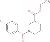 Ethyl 1-(4-fluorobenzoyl)piperidine-3-carboxylate