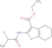 Ethyl 2-[(2-chloropropanoyl)amino]-4,5,6,7-tetrahydro-1-benzothiophene-3-carboxylate