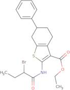 Ethyl 2-[(2-bromobutanoyl)amino]-6-phenyl-4,5,6,7-tetrahydro-1-benzothiophene-3-carboxylate