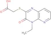 [(4-Ethyl-3-oxo-3,4-dihydropyrido[2,3-b]pyrazin-2-yl)thio]acetic acid