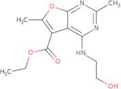 Ethyl 4-[(2-hydroxyethyl)amino]-2,6-dimethylfuro[2,3-d]pyrimidine-5-carboxylate