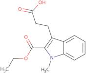 3-[2-(Ethoxycarbonyl)-1-methyl-1H-indol-3-yl]propanoic acid