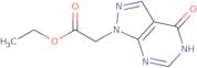 Ethyl (4-oxo-4,5-dihydro-1H-pyrazolo[3,4-d]pyrimidin-1-yl)acetate