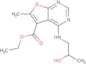 Ethyl 4-[(2-hydroxypropyl)amino]-6-methylfuro[2,3-d]pyrimidine-5-carboxylate