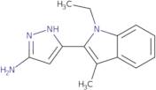 3-(1-Ethyl-3-methyl-1H-indol-2-yl)-1H-pyrazol-5-amine