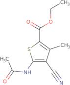 Ethyl 5-(acetylamino)-4-cyano-3-methylthiophene-2-carboxylate