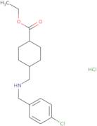 Ethyl 4-{[(4-chlorobenzyl)amino]methyl}cyclohexanecarboxylate hydrochloride