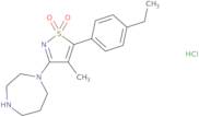 1-[5-(4-Ethylphenyl)-4-methyl-1,1-dioxidoisothiazol-3-yl]-1,4-diazepane hydrochloride