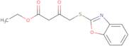 Ethyl 4-(1,3-benzoxazol-2-ylthio)-3-oxobutanoate