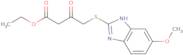 Ethyl 4-[(5-methoxy-1H-benzimidazol-2-yl)thio]-3-oxobutanoate