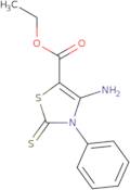 Ethyl 4-amino-3-phenyl-2-thioxo-2,3-dihydro-1,3-thiazole-5-carboxylate