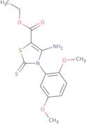 Ethyl 4-amino-3-(2,5-dimethoxyphenyl)-2-thioxo-2,3-dihydro-1,3-thiazole-5-carboxylate