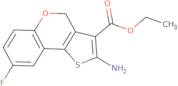 Ethyl 2-amino-8-fluoro-4H-thieno[3,2-c]chromene-3-carboxylate