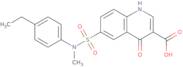 6-{[(4-Ethylphenyl)(methyl)amino]sulfonyl}-4-oxo-1,4-dihydroquinoline-3-carboxylic acid