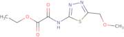 Ethyl {[5-(methoxymethyl)-1,3,4-thiadiazol-2-yl]amino}(oxo)acetate