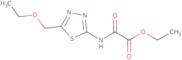 Ethyl {[5-(ethoxymethyl)-1,3,4-thiadiazol-2-yl]amino}(oxo)acetate