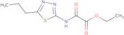 Ethyl oxo[(5-propyl-1,3,4-thiadiazol-2-yl)amino]acetate