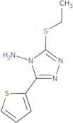 3-(Ethylthio)-5-(2-thienyl)-4H-1,2,4-triazol-4-amine