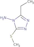 3-Ethyl-5-(methylthio)-4H-1,2,4-triazol-4-amine