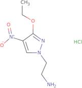 [2-(3-Ethoxy-4-nitro-1H-pyrazol-1-yl)ethyl]amine hydrochloride