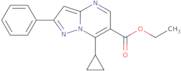 Ethyl 7-cyclopropyl-2-phenylpyrazolo[1,5-a]pyrimidine-6-carboxylate