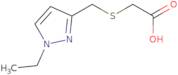 {[(1-Ethyl-1H-pyrazol-3-yl)methyl]thio}acetic acid