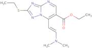 Ethyl 7-[(E)-2-(dimethylamino)vinyl]-2-(ethylthio)[1,2,4]triazolo[1,5-a]pyrimidine-6-carboxylate