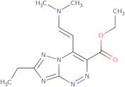 Ethyl 4-[(E)-2-(dimethylamino)vinyl]-7-ethyl[1,2,4]triazolo[5,1-c][1,2,4]triazine-3-carboxylate