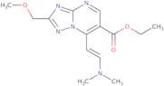 Ethyl 7-[(E)-2-(dimethylamino)vinyl]-2-(methoxymethyl)[1,2,4]triazolo[1,5-a]pyrimidine-6-carboxyla…