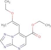 Ethyl 7-[(1E)-2-ethoxyprop-1-en-1-yl][1,2,4]triazolo[1,5-a]pyrimidine-6-carboxylate