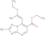 Ethyl 7-[(1E)-2-ethoxyprop-1-en-1-yl]-2-methyl[1,2,4]triazolo[1,5-a]pyrimidine-6-carboxylate