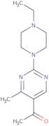 1-[2-(4-Ethylpiperazin-1-yl)-4-methylpyrimidin-5-yl]ethanone