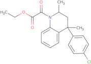 Ethyl [4-(4-chlorophenyl)-2,4-dimethyl-3,4-dihydroquinolin-1(2H)-yl](oxo)acetate