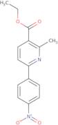 Ethyl 2-methyl-6-(4-nitrophenyl)nicotinate