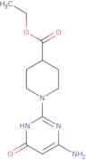 Ethyl 1-(4-amino-6-oxo-1,6-dihydropyrimidin-2-yl)piperidine-4-carboxylate