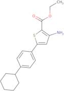 Ethyl 3-amino-5-(4-cyclohexylphenyl)thiophene-2-carboxylate