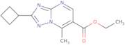 Ethyl 2-cyclobutyl-7-methyl[1,2,4]triazolo[1,5-a]pyrimidine-6-carboxylate