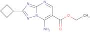 Ethyl 7-amino-2-cyclobutyl[1,2,4]triazolo[1,5-a]pyrimidine-6-carboxylate