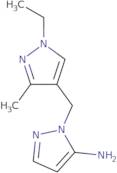 1-[(1-Ethyl-3-methyl-1H-pyrazol-4-yl)methyl]-1H-pyrazol-5-amine