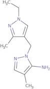 1-[(1-Ethyl-3-methyl-1H-pyrazol-4-yl)methyl]-4-methyl-1H-pyrazol-5-amine