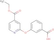 3-{[4-(Ethoxycarbonyl)pyridin-2-yl]oxy}benzoic acid