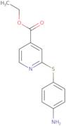 Ethyl 2-[(4-aminophenyl)thio]isonicotinate