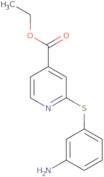 Ethyl 2-[(3-aminophenyl)thio]isonicotinate