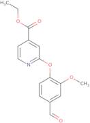 Ethyl 2-(4-formyl-2-methoxyphenoxy)isonicotinate