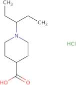 1-(1-Ethylpropyl)piperidine-4-carboxylic acid hydrochloride