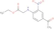 Ethyl N-(4-acetyl-2-nitrophenyl)glycinate