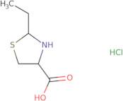 2-Ethyl-1,3-thiazolidine-4-carboxylic acid hydrochloride