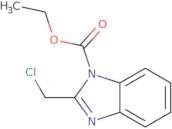 Ethyl 2-(chloromethyl)-1H-benzimidazole-1-carboxylate