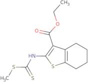 Ethyl 2-{[(methylthio)carbonothioyl]amino}-4,5,6,7-tetrahydro-1-benzothiophene-3-carboxylate